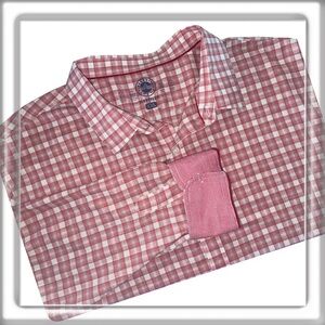 Flag & Anthem Madeflex Long Sleeve Button Up Shirt Plaid Flip Cuff Size XXL